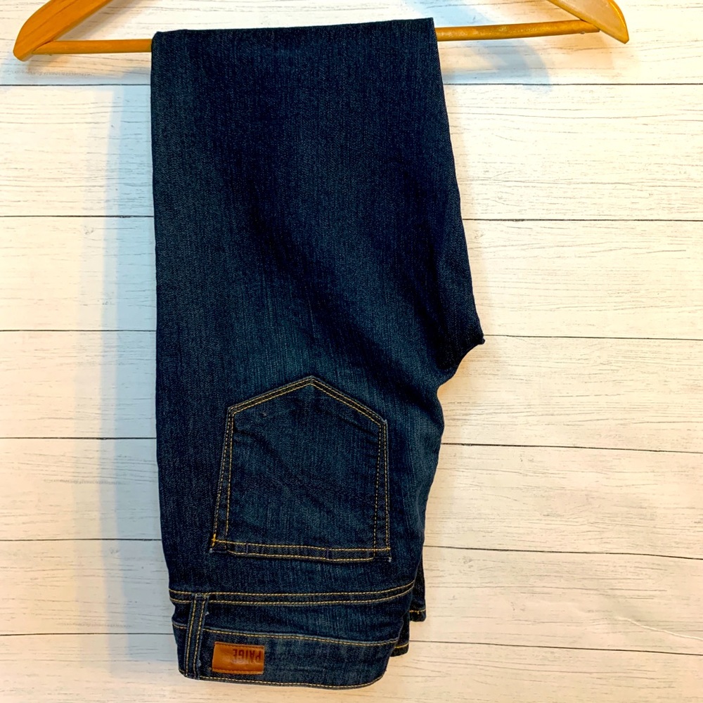 PAIGE Skyline Skinny Dark Denim Jeans🛍